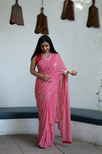 DARK PINK SAREE