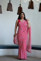 DARK PINK SAREE