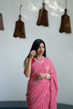 DARK PINK SAREE