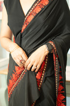 BLACK SAREE