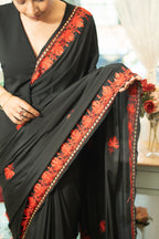BLACK SAREE